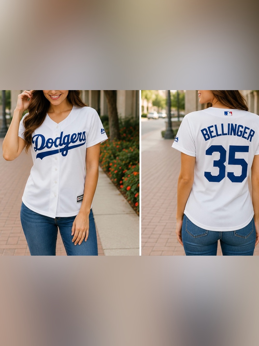Majestic Cody Bellinger #35 Los Angeles Dodgers Cool Base Jersey | Women’s M